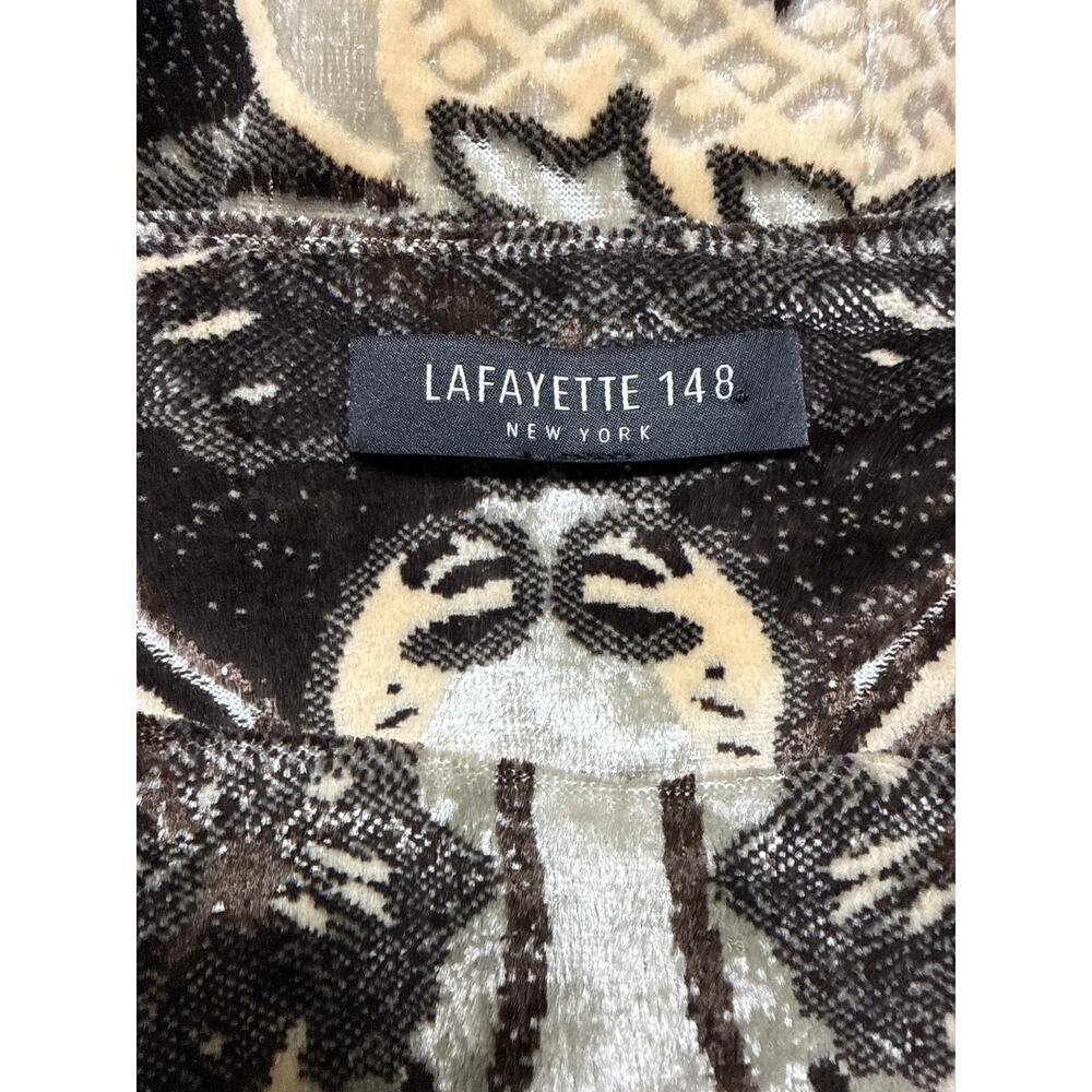 LAFAYETTE 148 Baroque Print 3/4 Sleeve Tunic Dress Size M - Picture 6 of 7